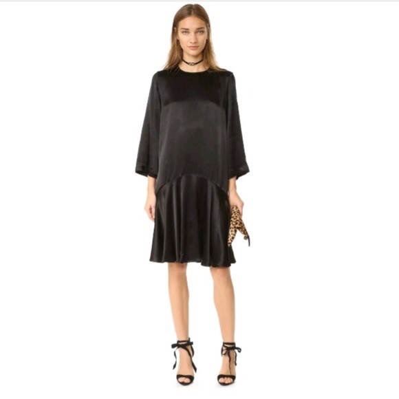 Ganni Sanders Satin Dress - Picture 2 of 8